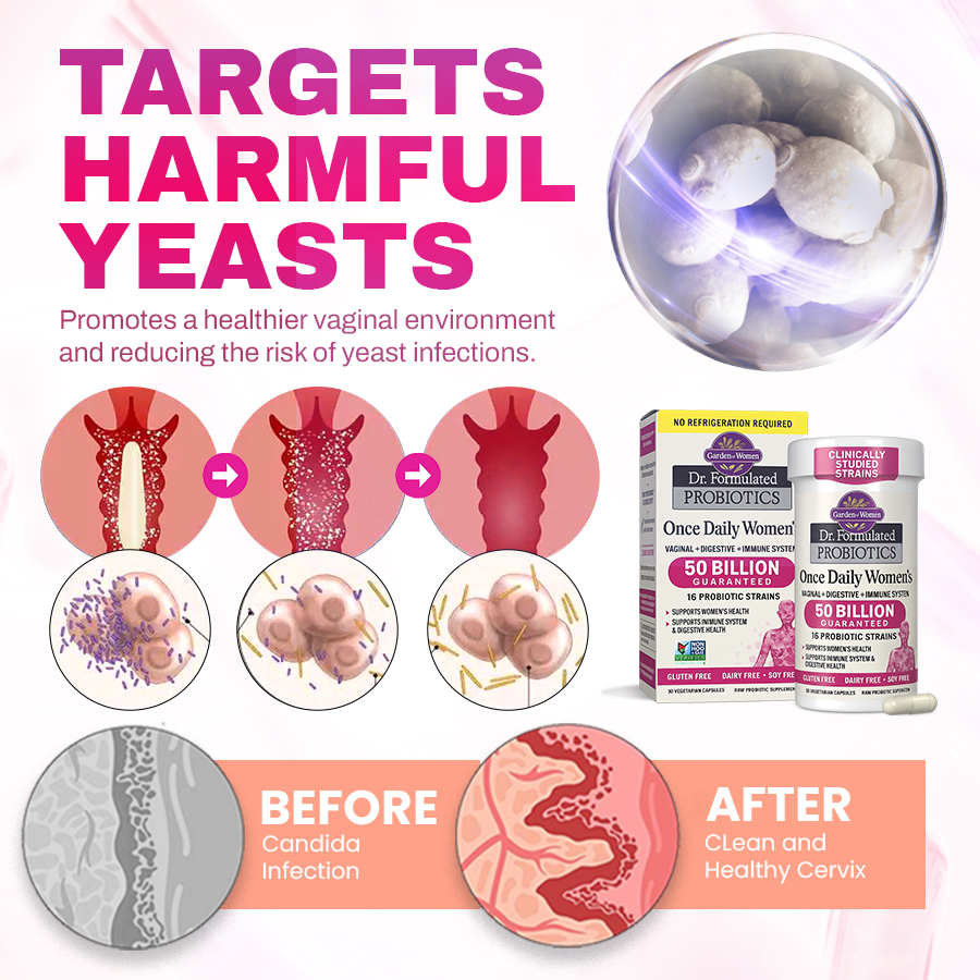 Garden of Women Women's Probiotics (50 Billion CFU, 16 Strains)