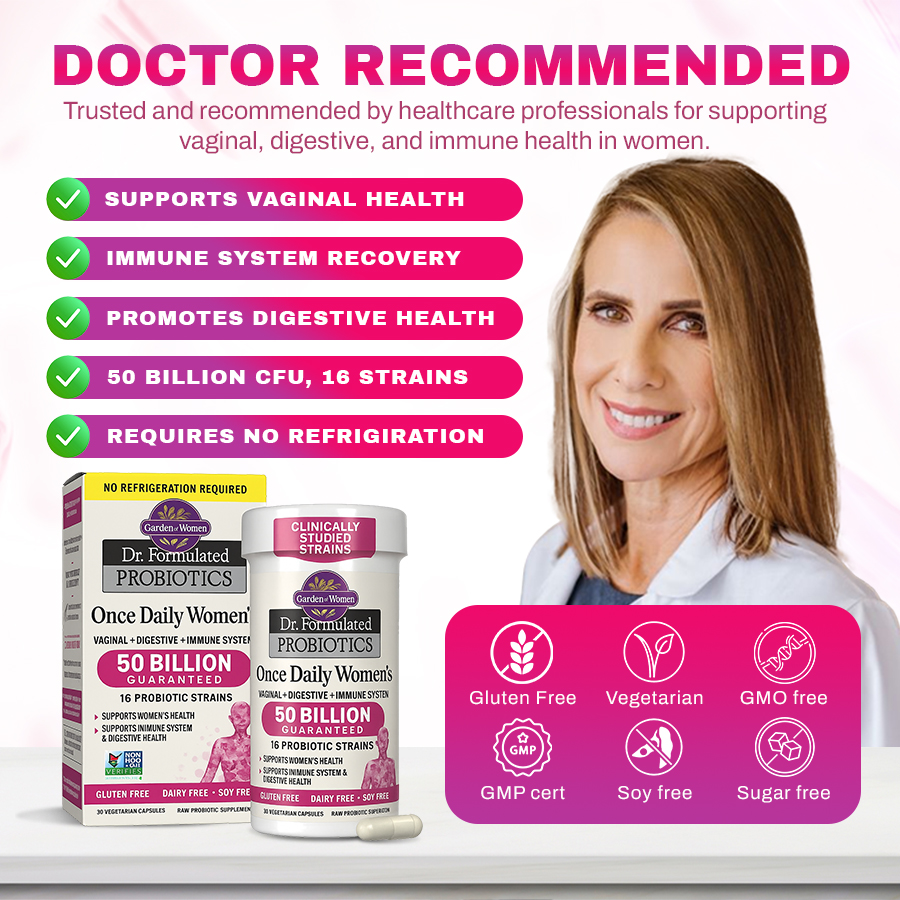 Garden of Women Women's Probiotics (50 Billion CFU, 16 Strains)