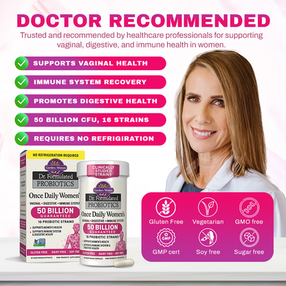 Garden of Women Women's Probiotics (50 Billion CFU, 16 Strains)
