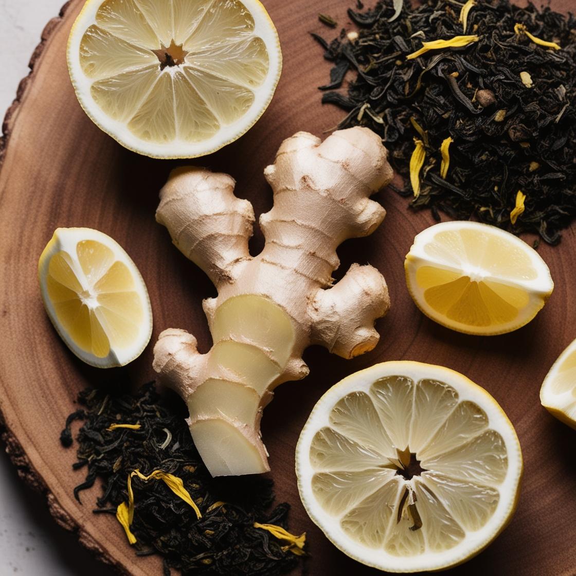 Ginger Lemon Vitality Tea [Vitamin B]