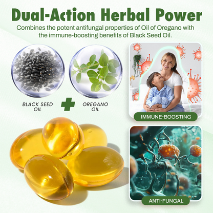 Seurico™ Oil of Oregano with Black Seed oil 2 in 1 softgels